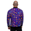 Abstract Floral Hippie Men's Bomber Jacket-grizzshop