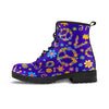 Abstract Floral Hippie Men's Boots-grizzshop