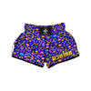 Abstract Floral Hippie Muay Thai Boxing Shorts-grizzshop