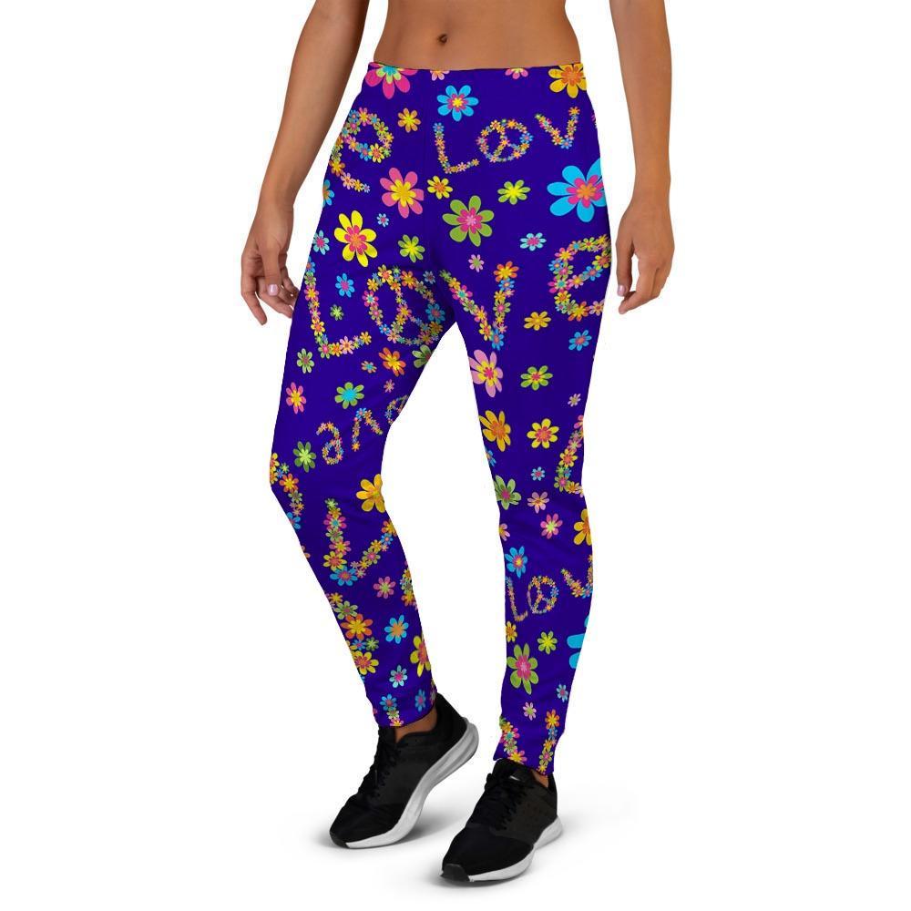 Abstract Floral Hippie Women's Joggers-grizzshop