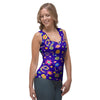 Abstract Floral Hippie Women's Tank Top-grizzshop