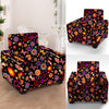 Abstract Flower Hippie Armchair Cover-grizzshop