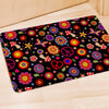 Abstract Flower Hippie Door Mat-grizzshop