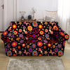 Abstract Flower Hippie Loveseat Cover-grizzshop