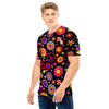 Abstract Flower Hippie Men T Shirt-grizzshop