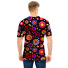 Abstract Flower Hippie Men T Shirt-grizzshop