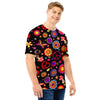 Abstract Flower Hippie Men T Shirt-grizzshop