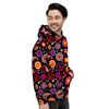 Abstract Flower Hippie Men's Hoodie-grizzshop