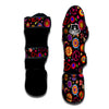 Abstract Flower Hippie Muay Thai Shin Guard-grizzshop