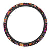 Abstract Flower Hippie Steering Wheel Cover-grizzshop