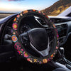 Abstract Flower Hippie Steering Wheel Cover-grizzshop