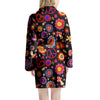 Abstract Flower Hippie Women's Robe-grizzshop