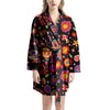 Abstract Flower Hippie Women's Robe-grizzshop