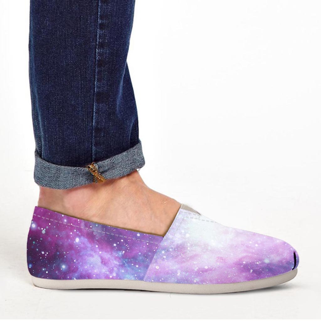 Abstract Galaxy Space Canvas Shoes-grizzshop