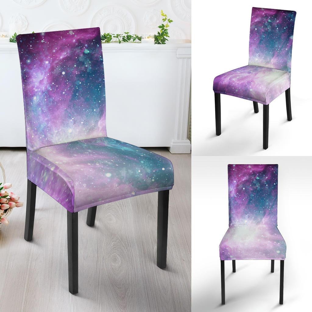 Abstract Galaxy Space Chair Cover-grizzshop