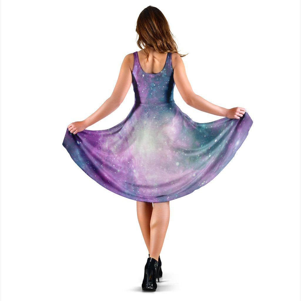 Abstract Galaxy Space Dress-grizzshop