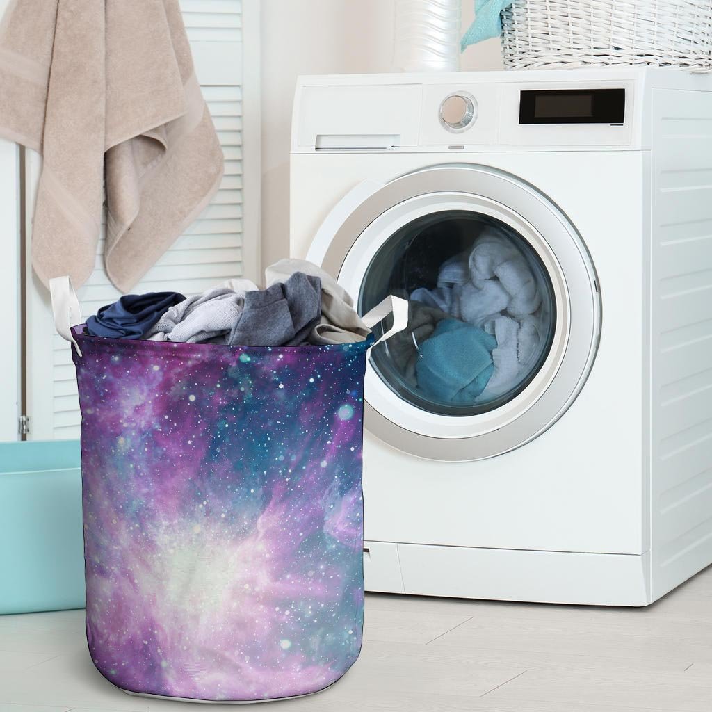 Abstract Galaxy Space Laundry Basket-grizzshop