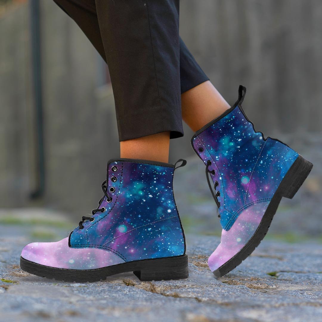 Abstract Galaxy Space Men's Boots-grizzshop