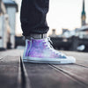 Abstract Galaxy Space Men's High Top Shoes-grizzshop