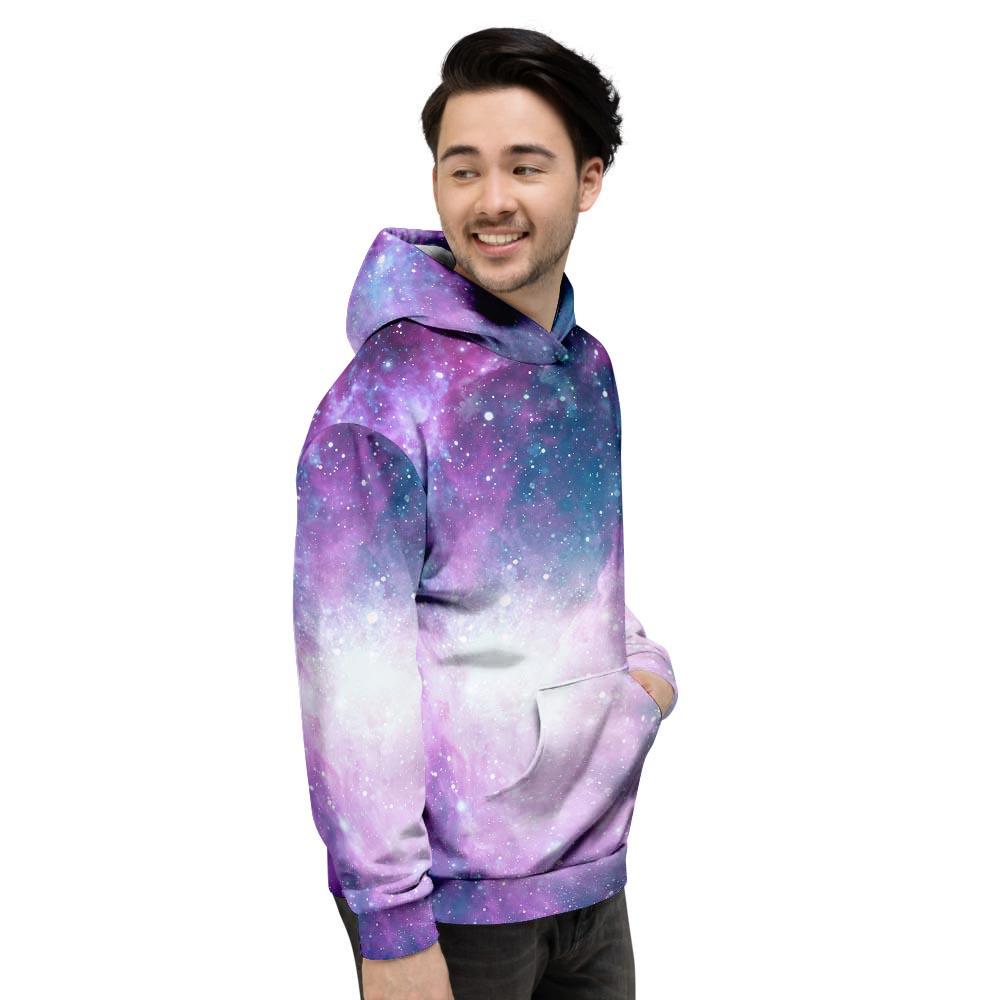 Abstract Galaxy Space Men's Hoodie-grizzshop