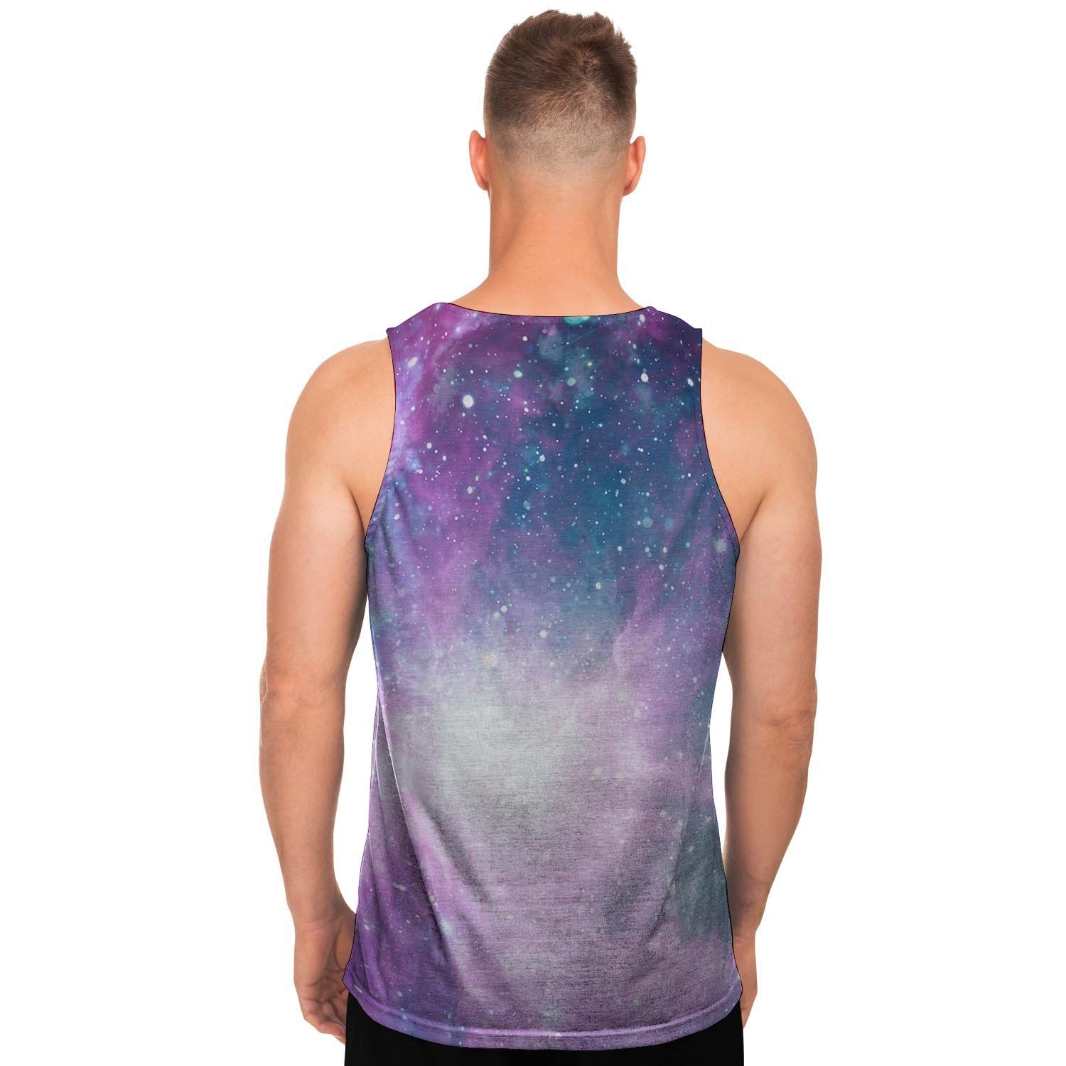 Abstract Galaxy Space Men's Tank Tops-grizzshop