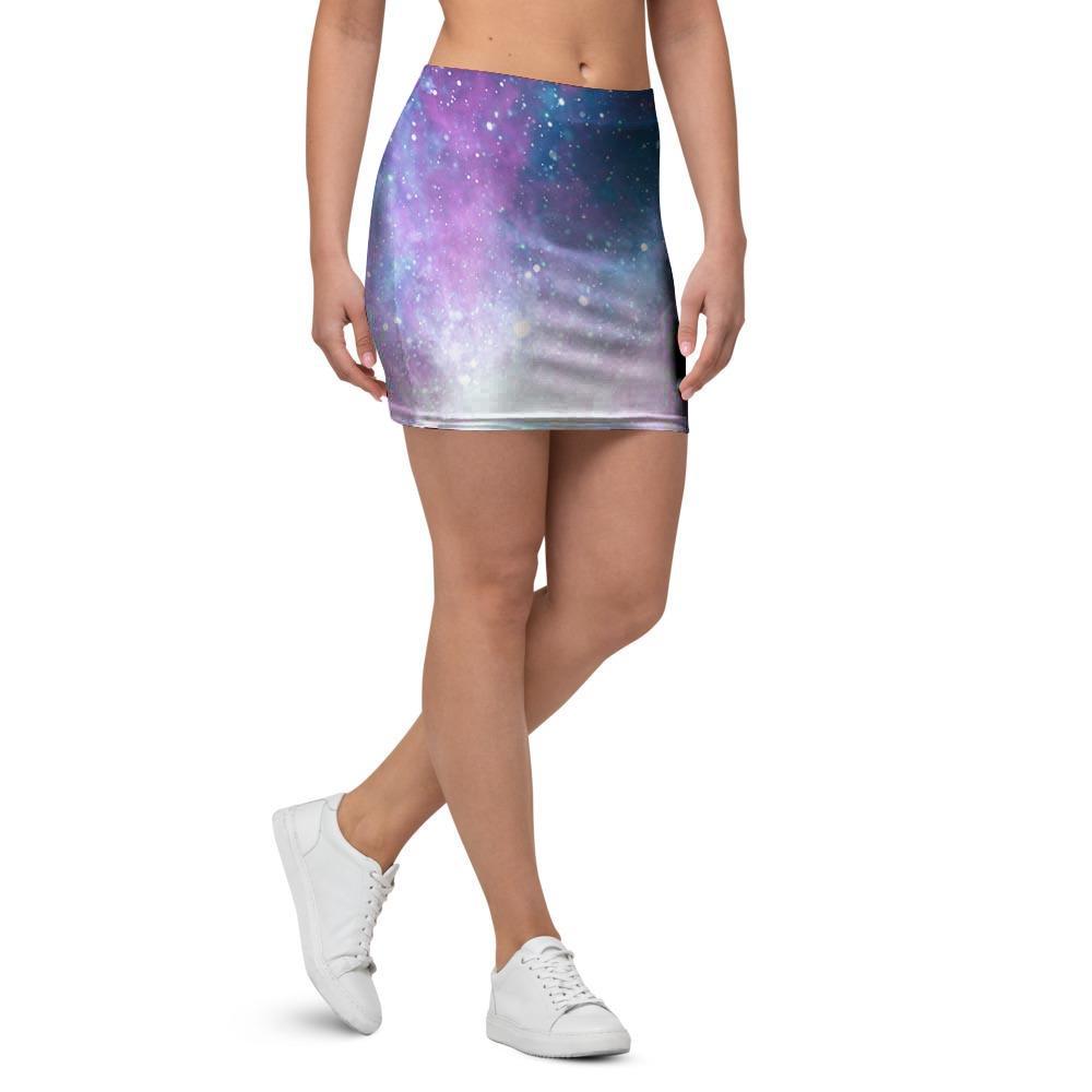 Abstract Galaxy Space Mini Skirt-grizzshop