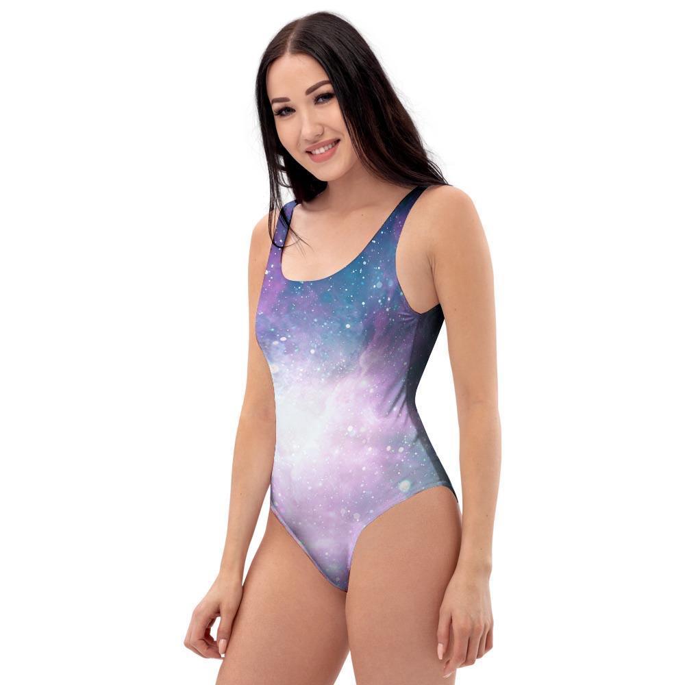 Abstract Galaxy Space One Piece Swimsuite-grizzshop