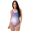 Abstract Galaxy Space One Piece Swimsuite-grizzshop