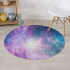 Abstract Galaxy Space Round Rug-grizzshop