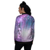 Abstract Galaxy Space Women's Bomber Jacket-grizzshop