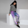 Abstract Galaxy Space Women's Joggers-grizzshop