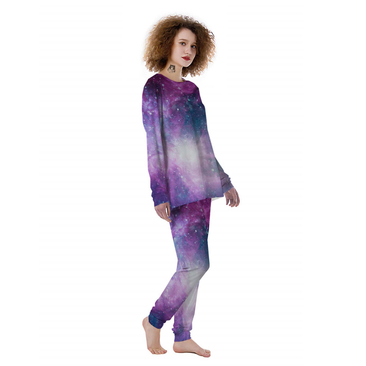 Abstract Galaxy Space Women's Pajamas-grizzshop