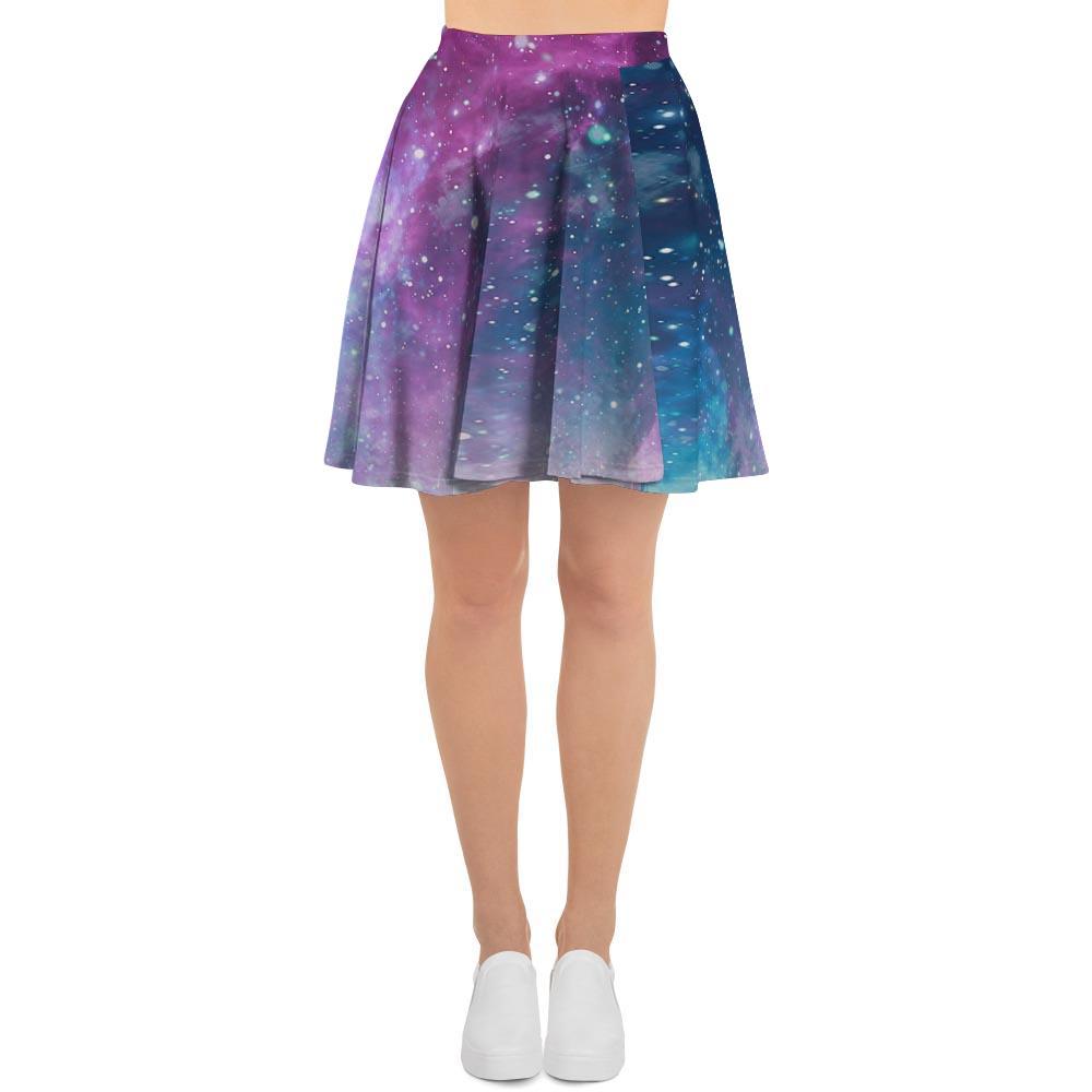 Abstract Galaxy Space Women's Skirt-grizzshop