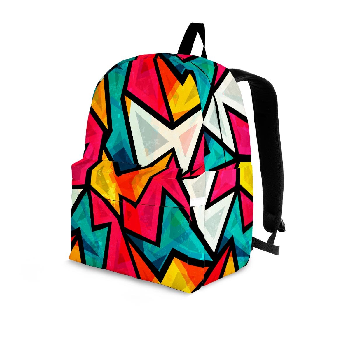 Abstract Geometric Colorful Backpack-grizzshop
