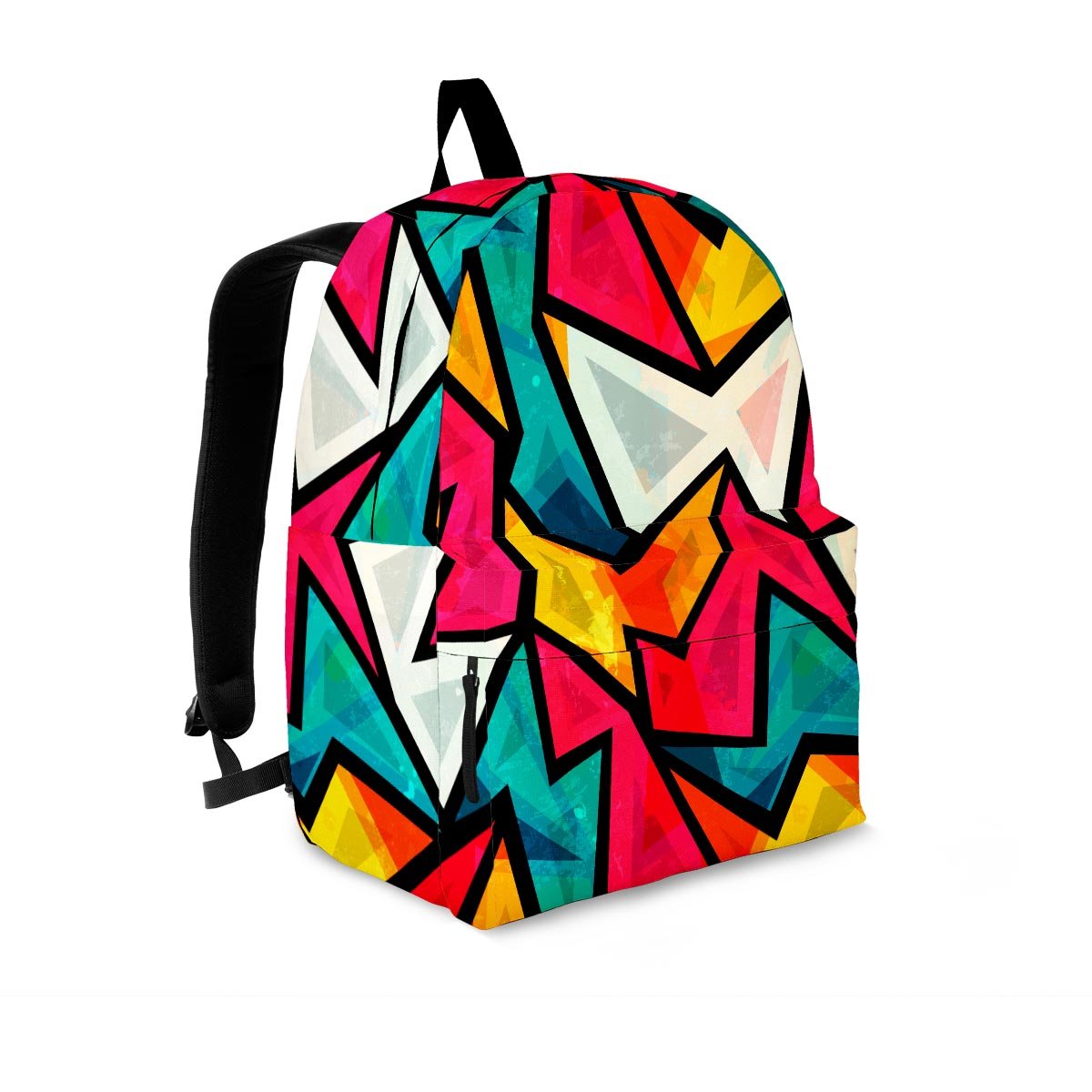 Abstract Geometric Colorful Backpack-grizzshop
