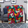 Abstract Geometric Colorful Blanket-grizzshop