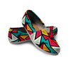 Abstract Geometric Colorful Canvas Shoes-grizzshop
