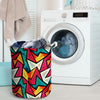 Abstract Geometric Colorful Laundry Basket-grizzshop