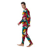 Abstract Geometric Colorful Men's Pajamas-grizzshop