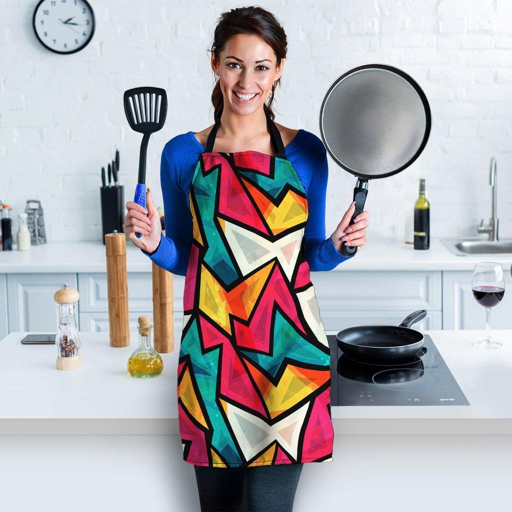 Abstract Geometric Colorful Women's Apron-grizzshop