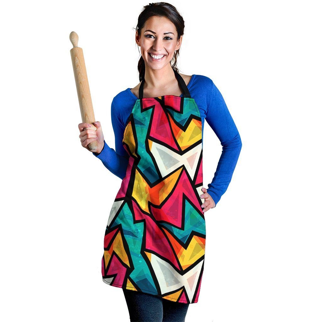 Abstract Geometric Colorful Women's Apron-grizzshop