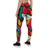 Abstract Geometric Colorful Women's Leggings-grizzshop