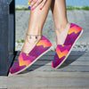 Abstract Geometric Grunge Canvas Shoes-grizzshop