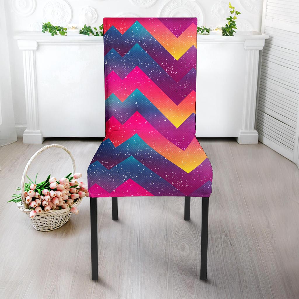 Abstract Geometric Grunge Chair Cover-grizzshop