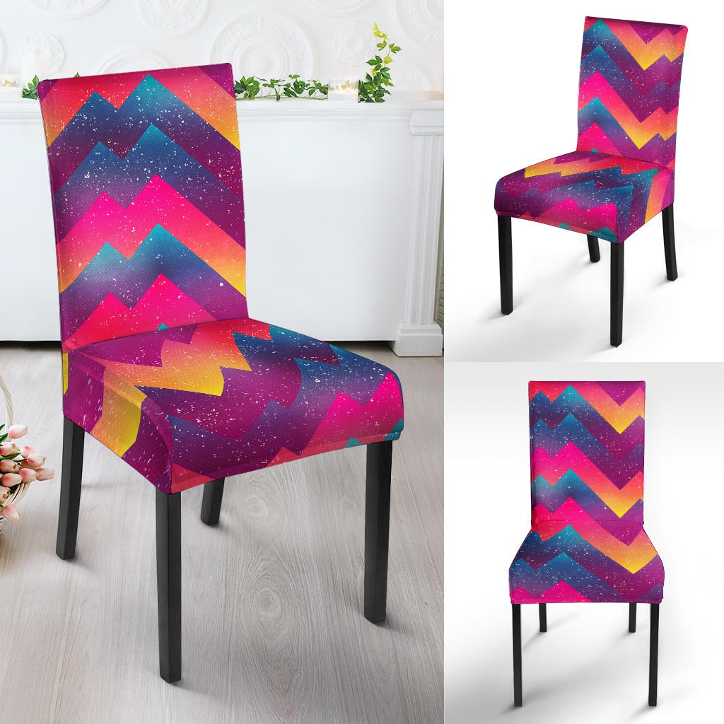 Abstract Geometric Grunge Chair Cover-grizzshop