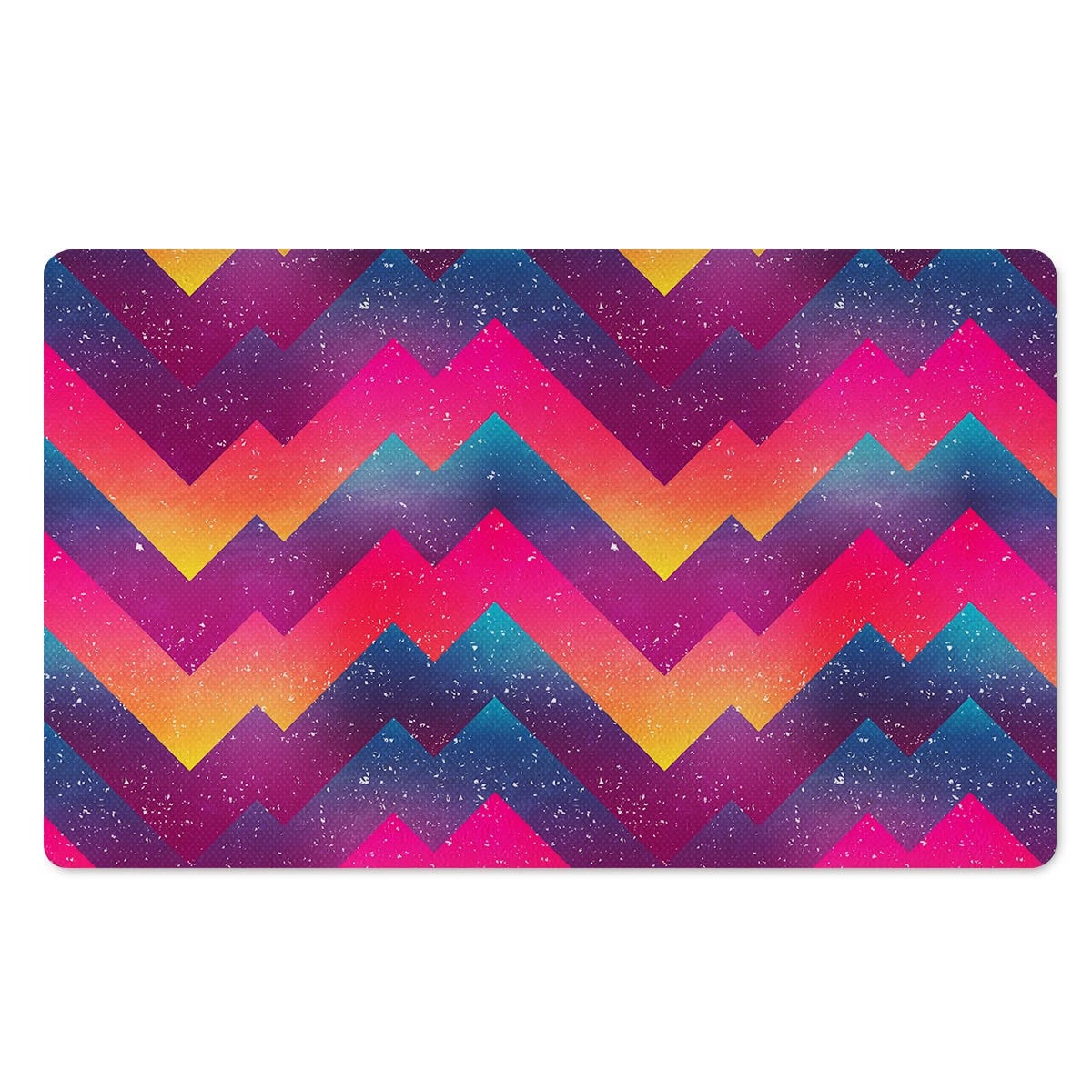 Abstract Geometric Grunge Door Mat-grizzshop