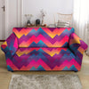 Abstract Geometric Grunge Loveseat Cover-grizzshop