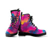 Abstract Geometric Grunge Men's Boots-grizzshop
