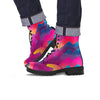 Abstract Geometric Grunge Men's Boots-grizzshop