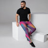 Abstract Geometric Grunge Men's Joggers-grizzshop